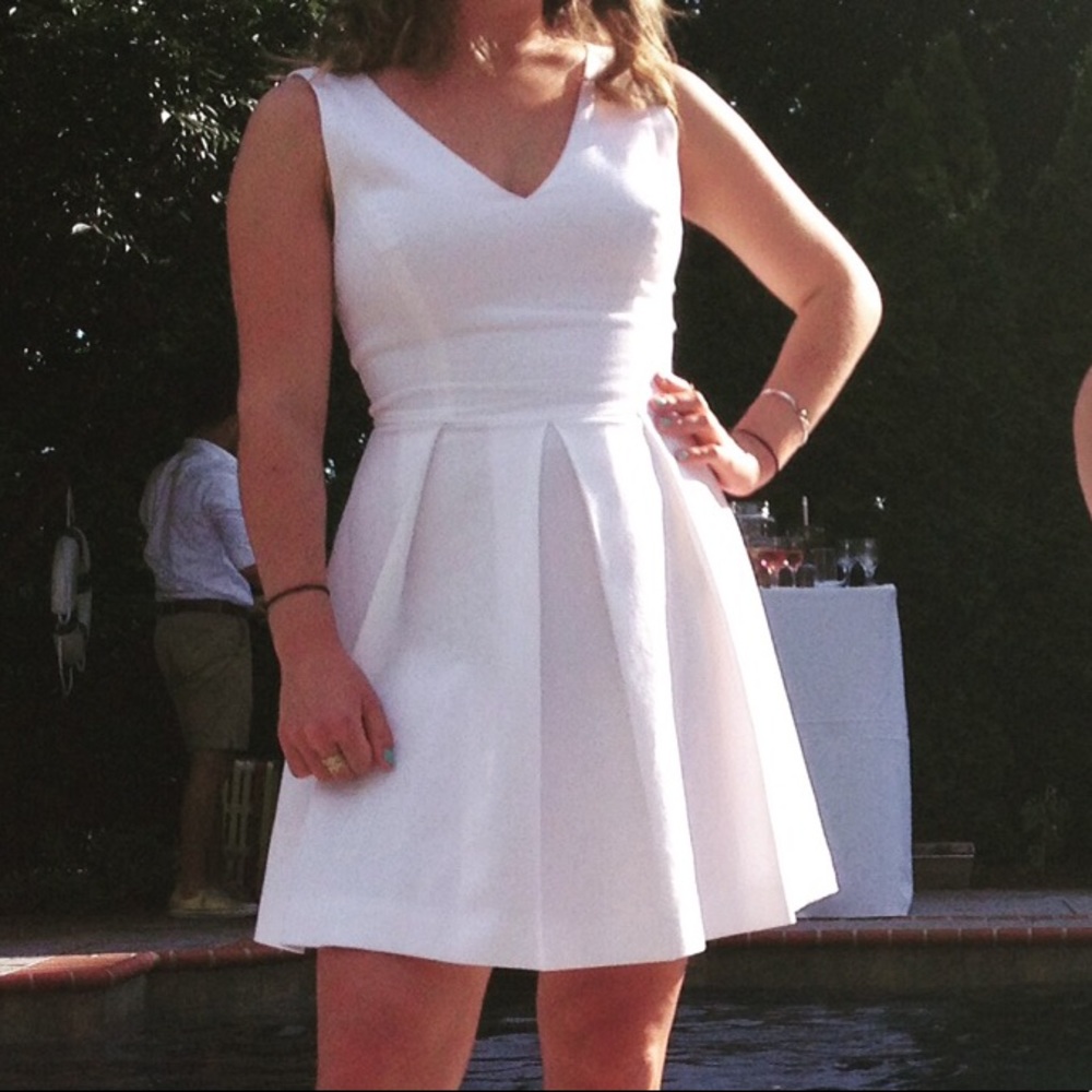 Joie “bessina” cotton dress - white fit and flare